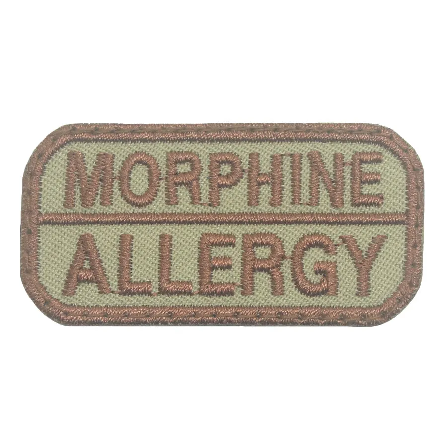 Khaki Morphine Allergy Patch