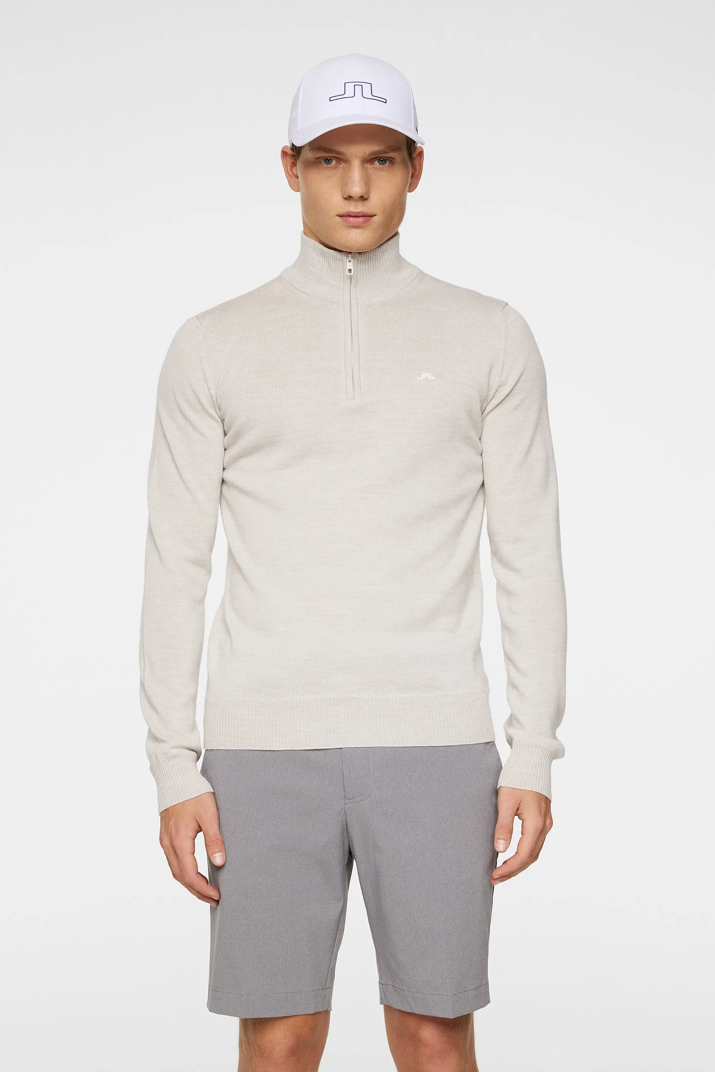 Kian Zip Sweater / Moonbeam