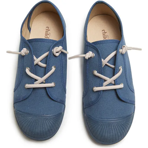 Kids' Indigo Elastic Laces Sneaker