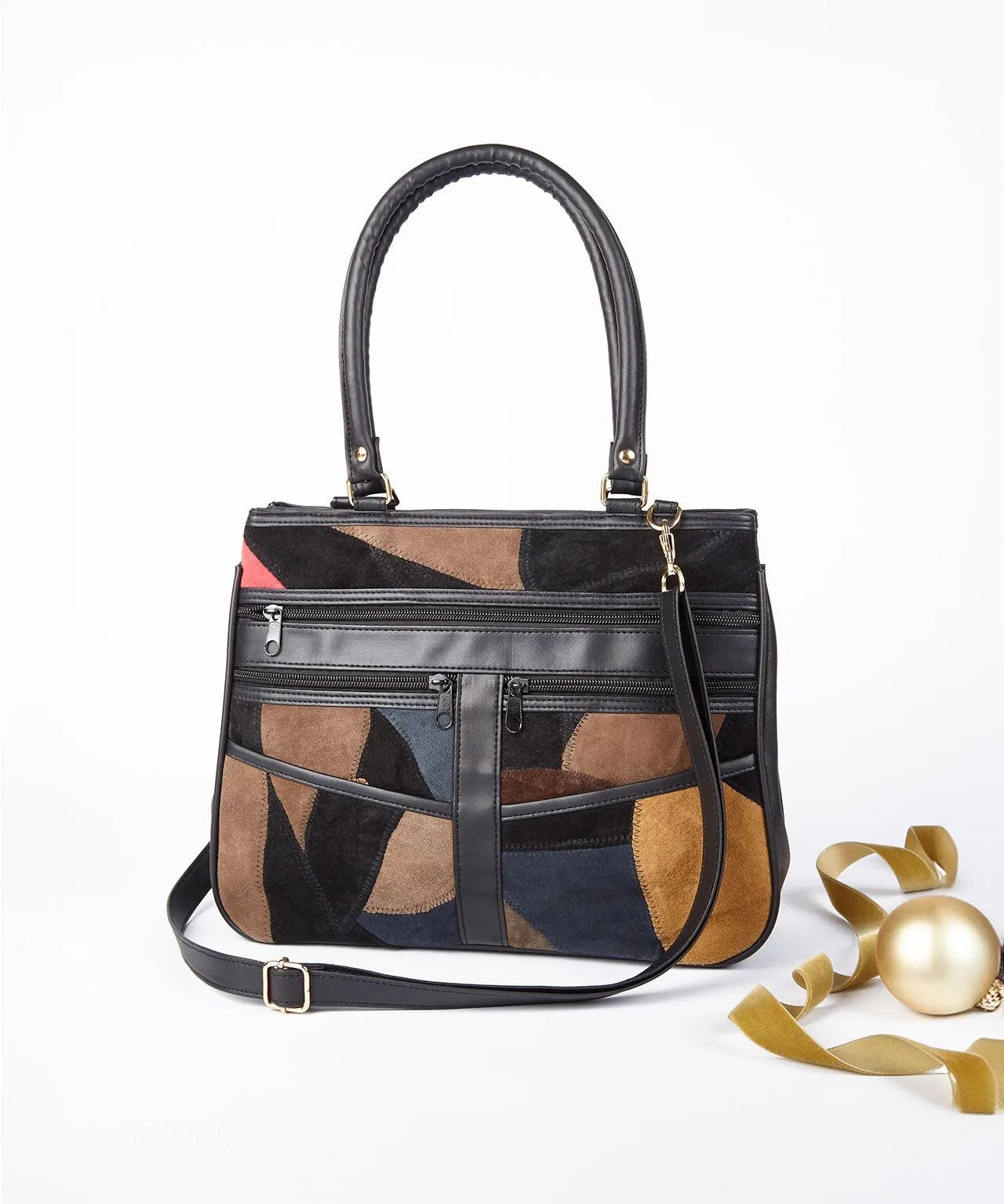 Handcrafted Leather Patchwork Bag