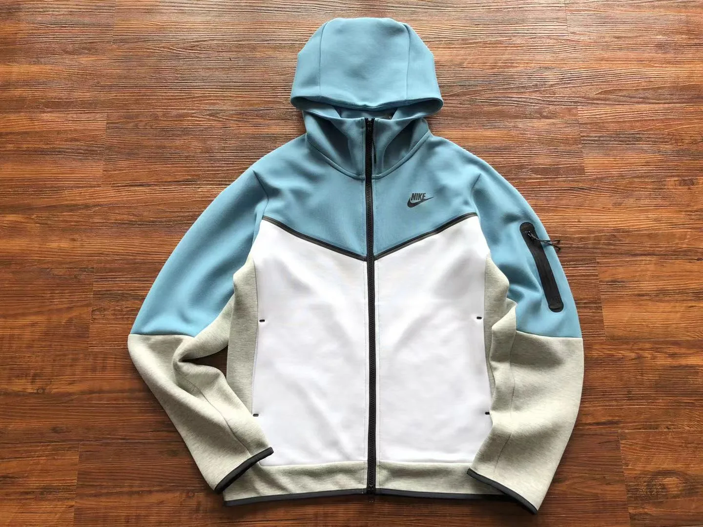 Light Blue and White Tracksuit 2024