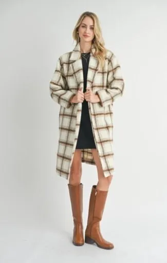 Long Open Front Coat