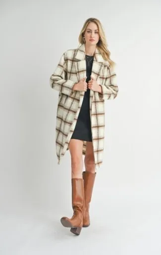 Long Open Front Coat