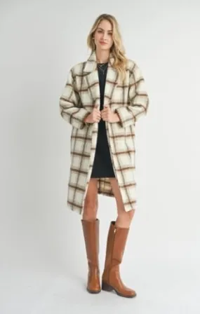 Long Open Front Coat