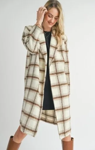 Long Open Front Coat