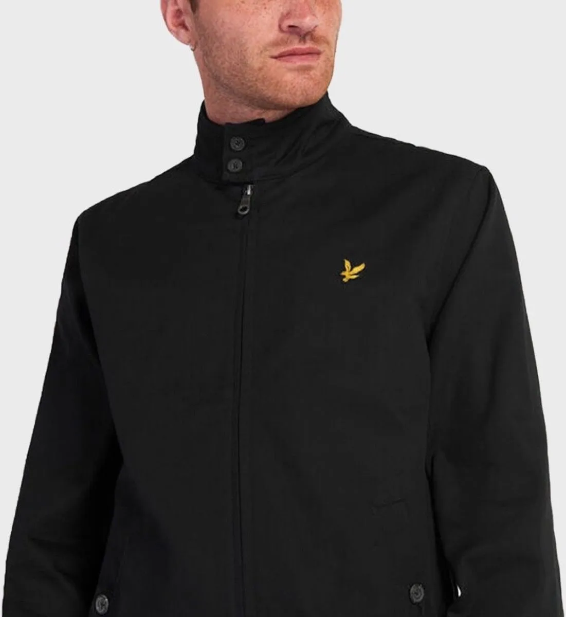 Lyle and Scott Classic Harrington Jacket Jet Black