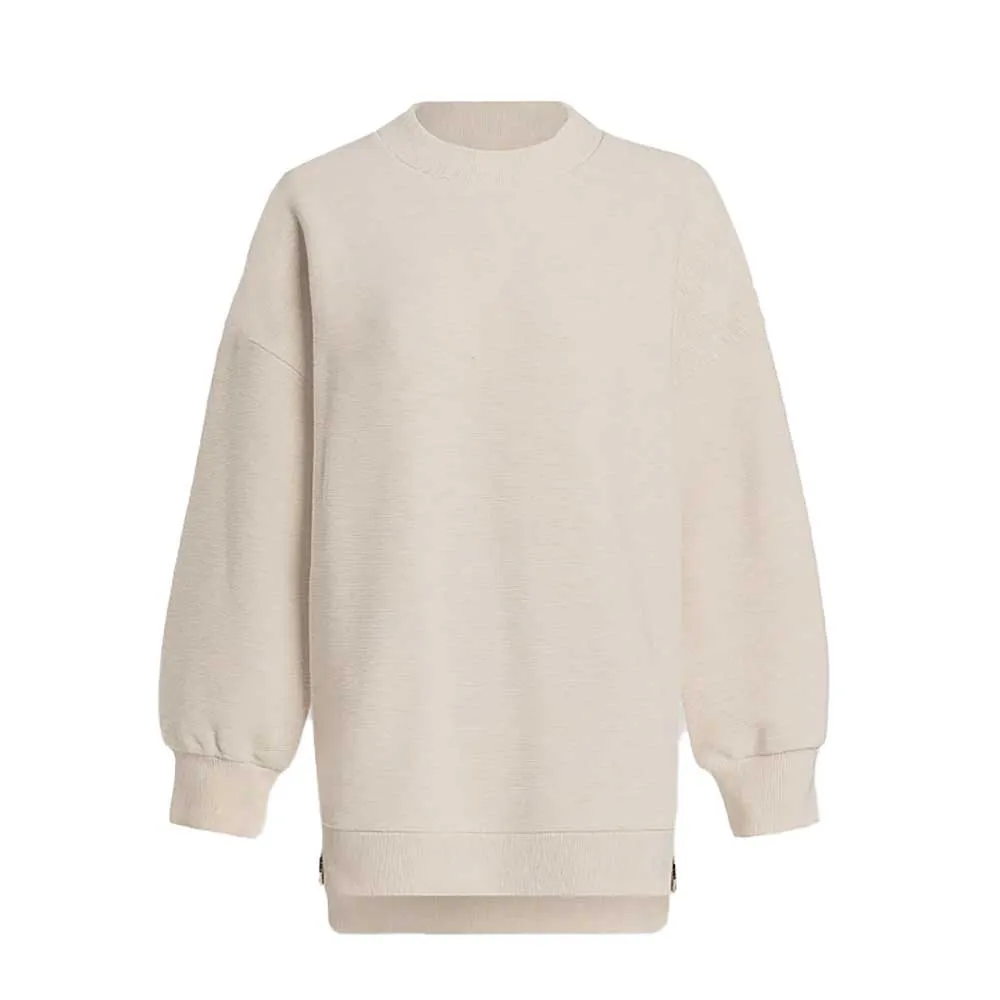 Mae Boyfriend Sweatshirt for Women - Oatmeal Marl