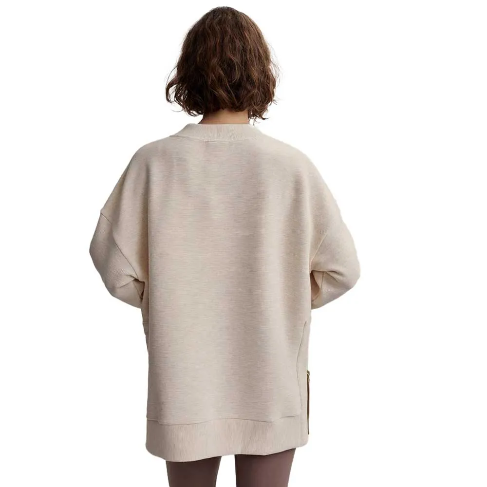 Mae Boyfriend Sweatshirt for Women - Oatmeal Marl