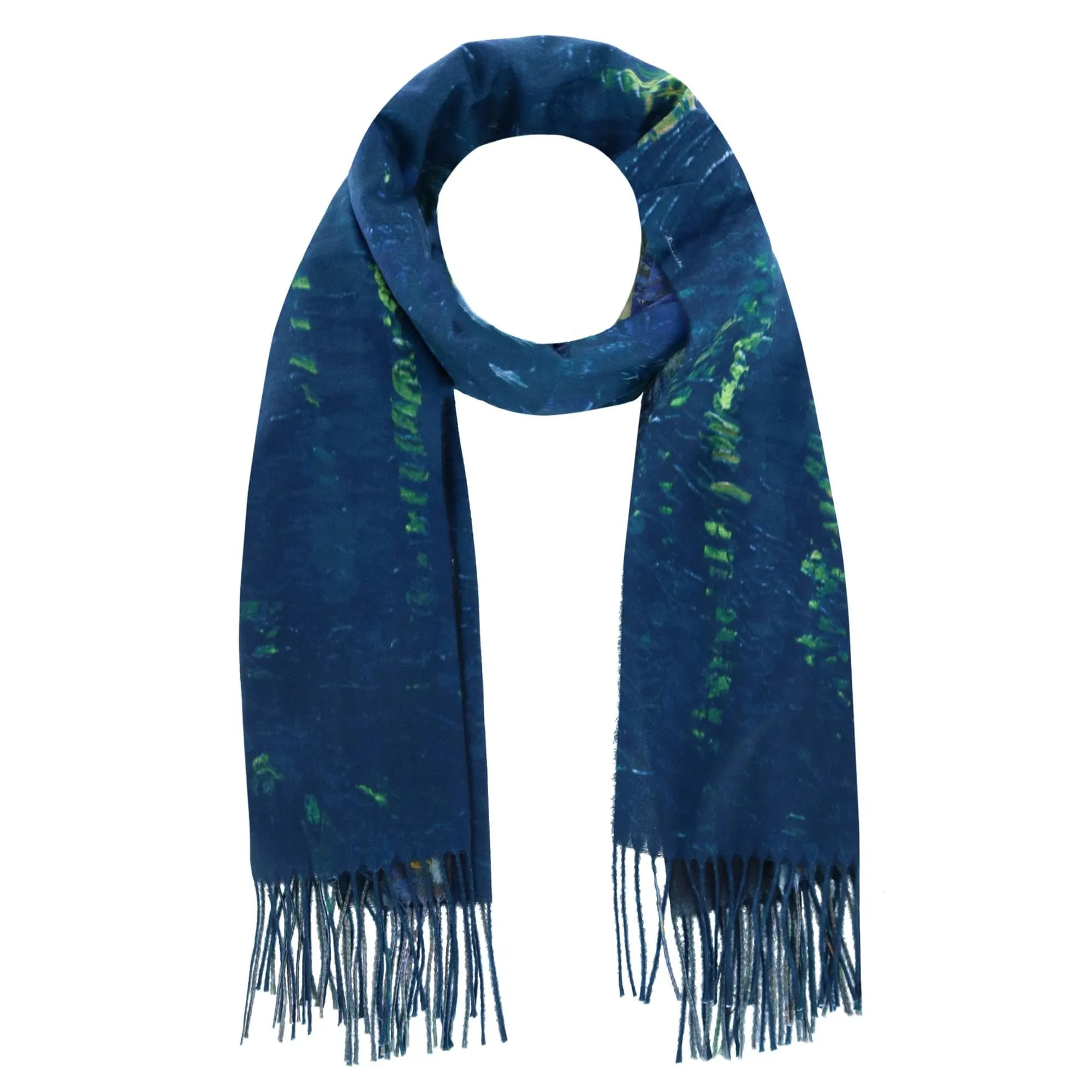 Magic Scarf Company Van Gogh Print Button Shawl