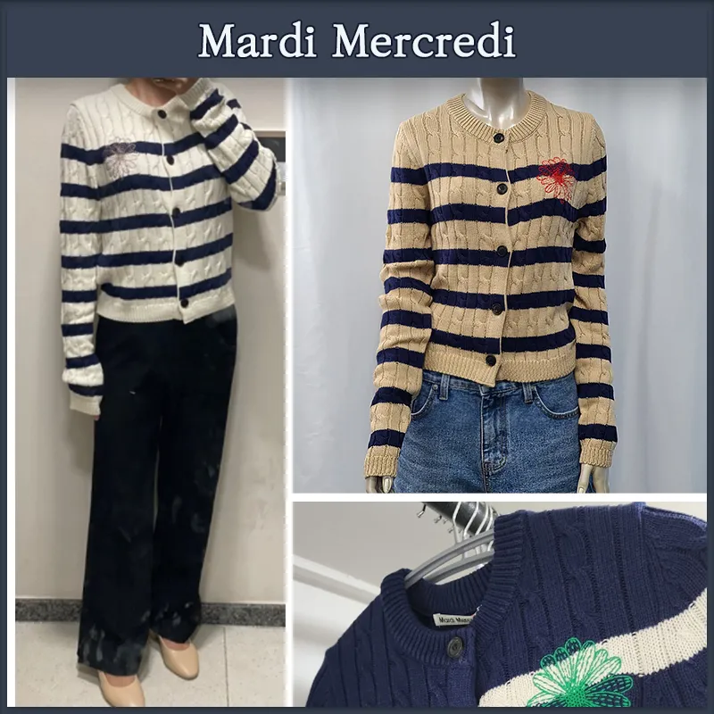 Street Style Logo Cardigans by Mardi Mercredi