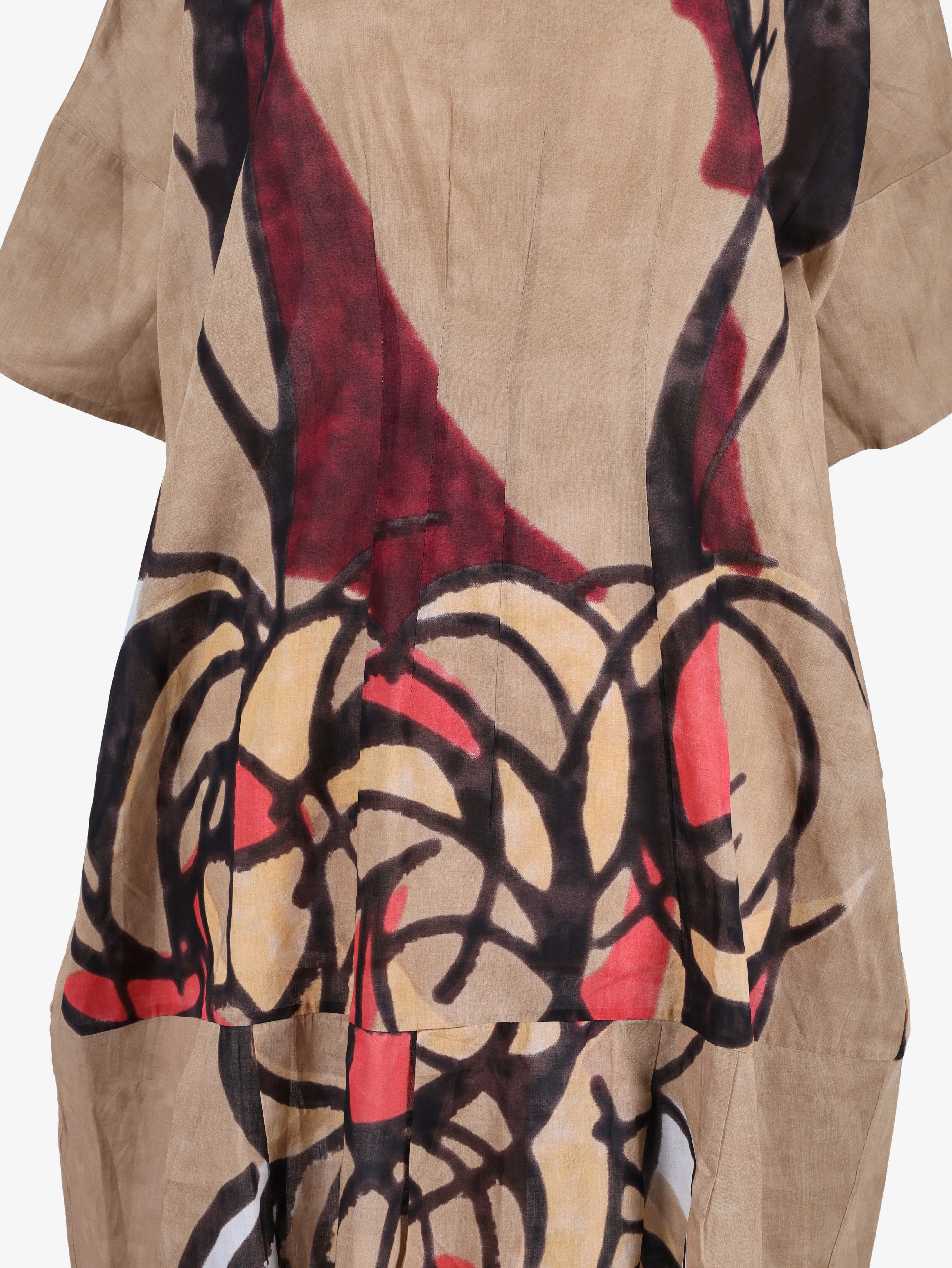 Marni Patterned Midi Dress 00s