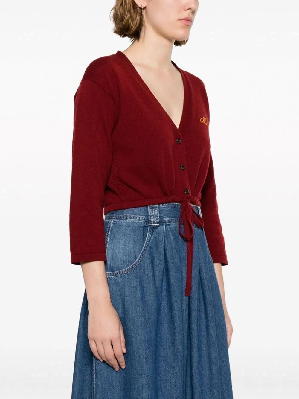 MARNI Street Style Plain Logo Cardigans Collection