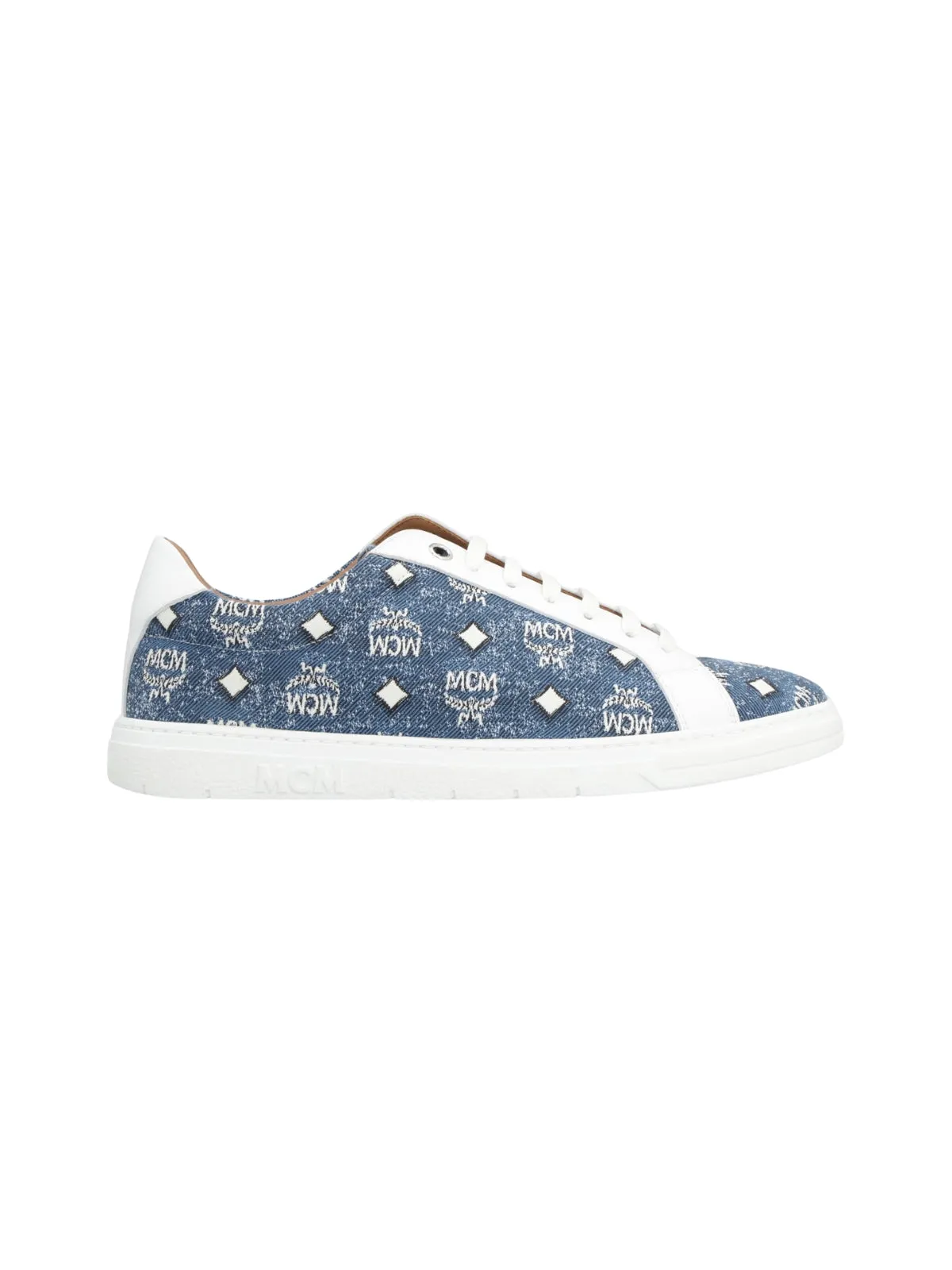 Mcm Sneaker Derby Allover Denim - Stylish Shoes for Men