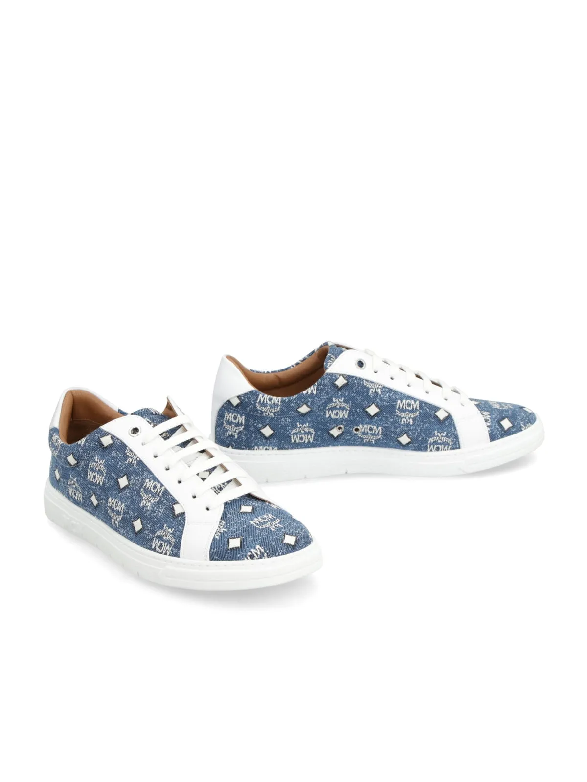 Mcm Sneaker Derby Allover Denim - Stylish Shoes for Men