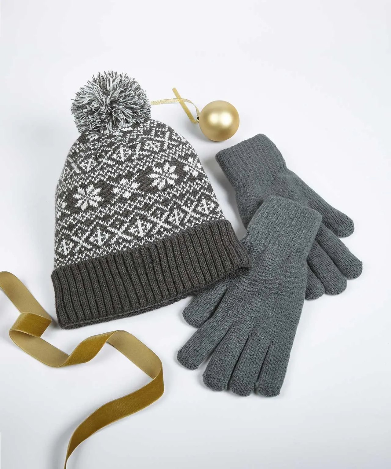 Hat and Glove Set for Men