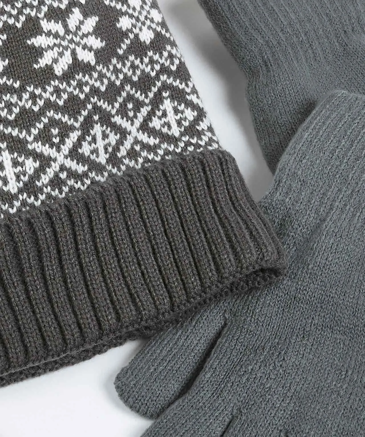 Hat and Glove Set for Men