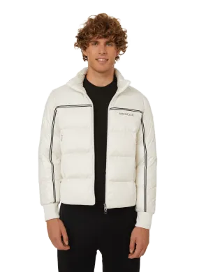 Moncler Michael coat white with logo