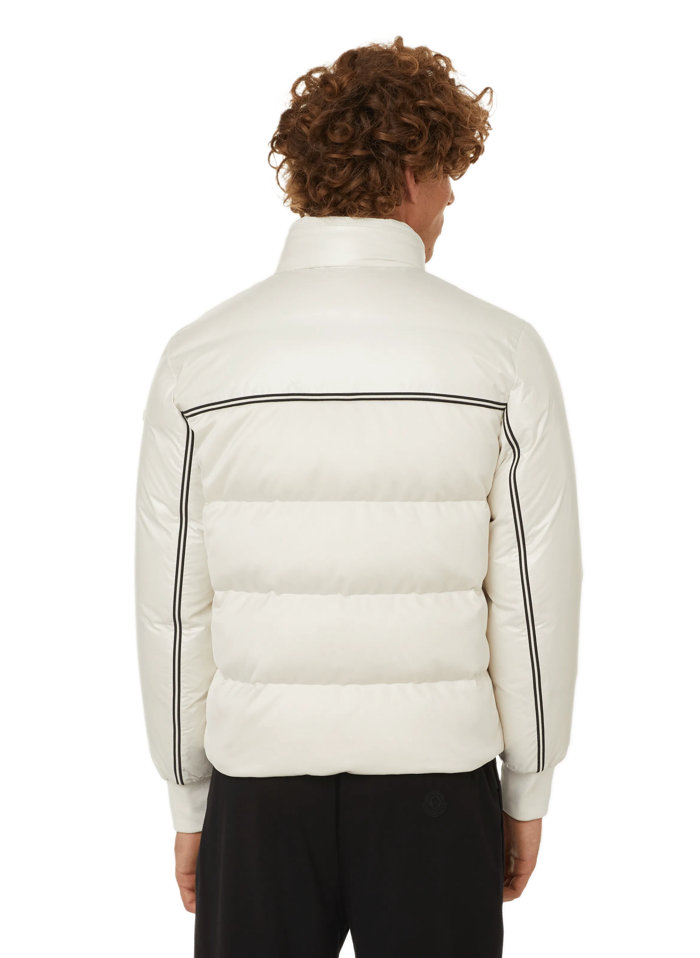 Moncler Michael coat white with logo