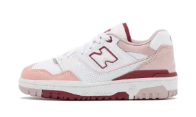 New Balance 550 White Scarlet Pink - Shop Now