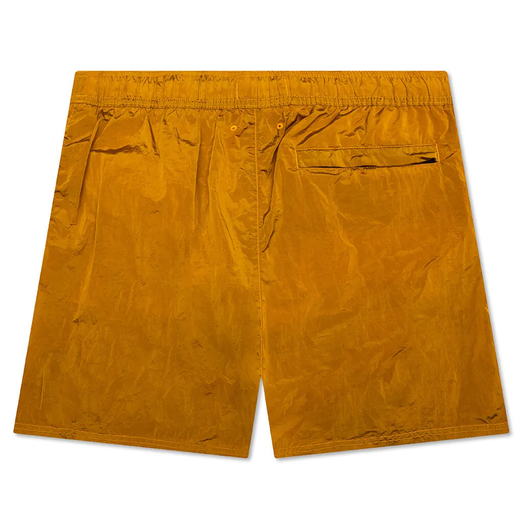 Nylon Metal Shorts Orange