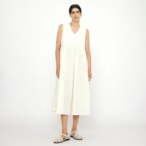 Off-White V-Neck Dress