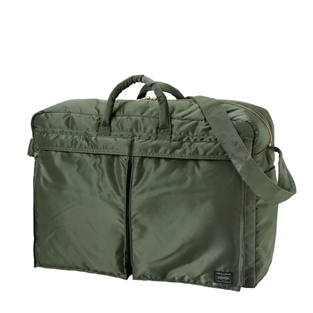 Olive 2Way Boston Tanker Bag Porter Yoshida