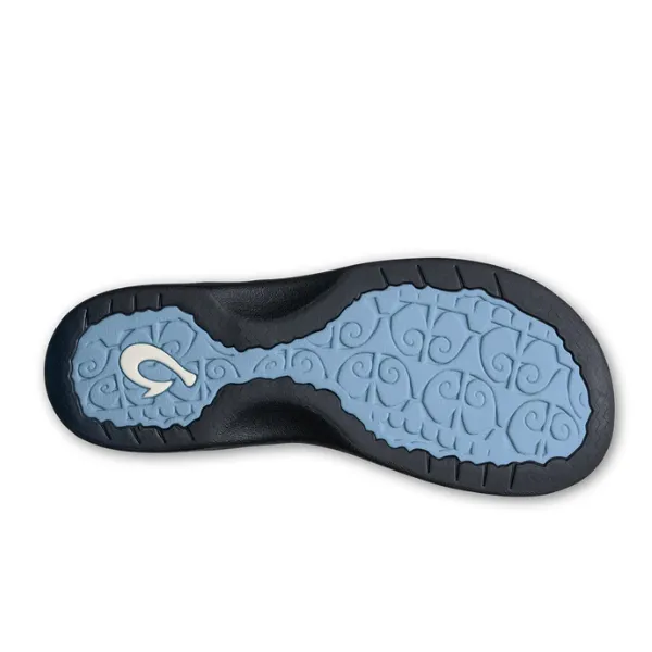 Olukai Women's Ohana Sandals in Pale Blue and Black