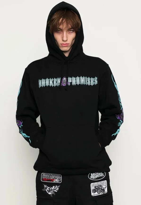 Other Side Black Hoodie: Broken Promises from Official Store