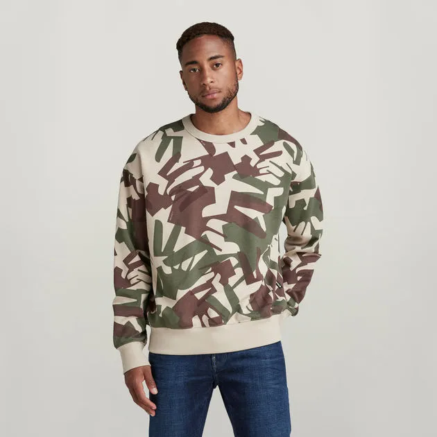 Oversized Camouflage Sweater