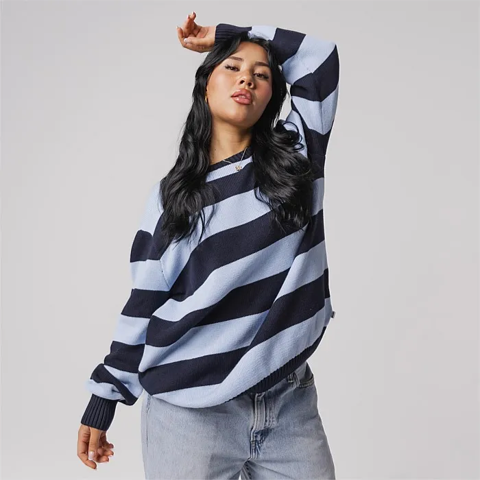 Oversized Knit Hoodies Crews Stirling Sports