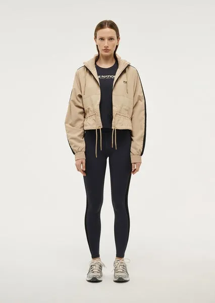 PE NATION Cropped Man Down Jacket Sesame