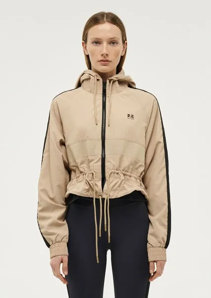 PE NATION Cropped Man Down Jacket Sesame