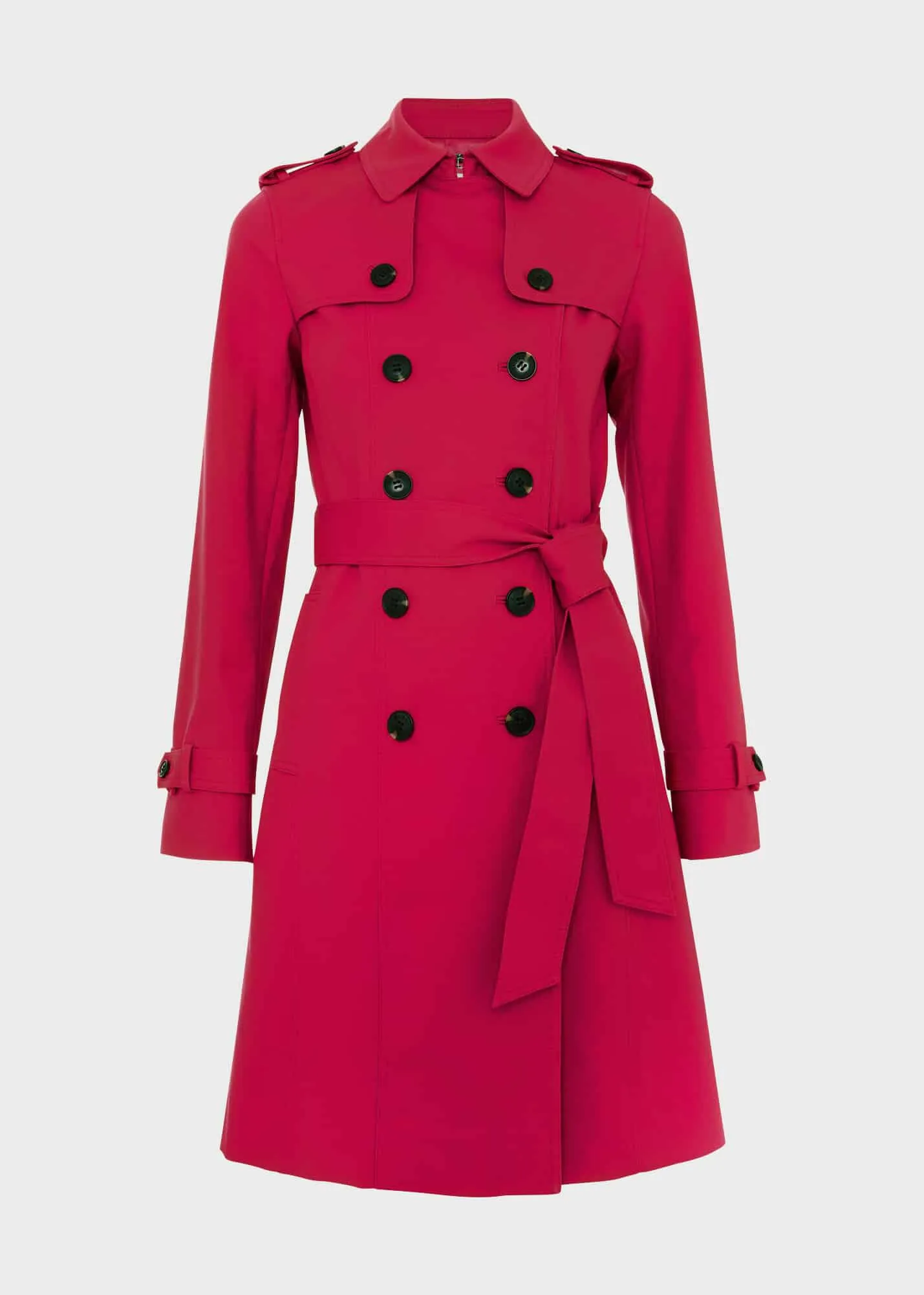 Petite Shower Resistant Trench Coat - Saskia.