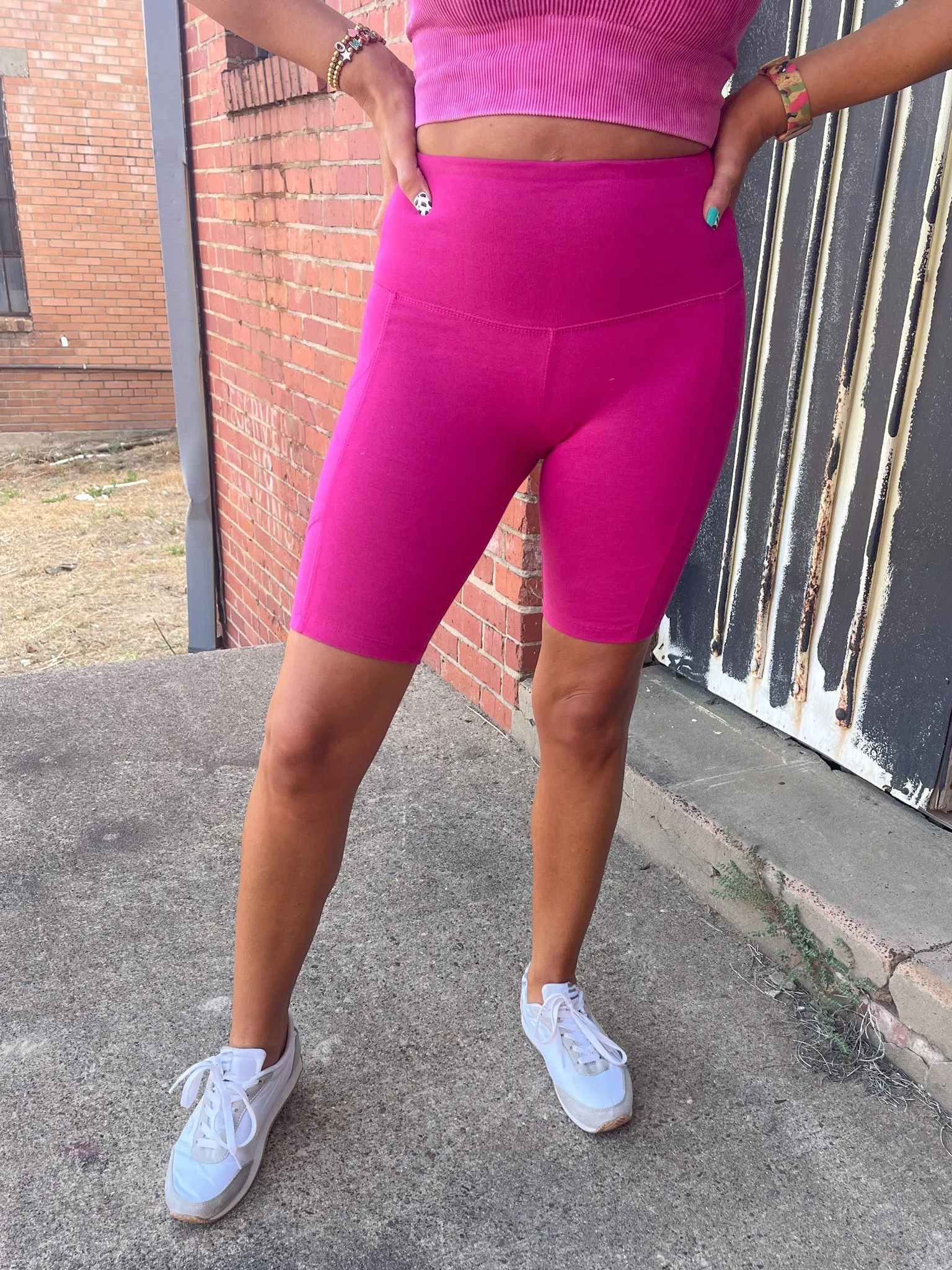 Pink Cycling Shorts