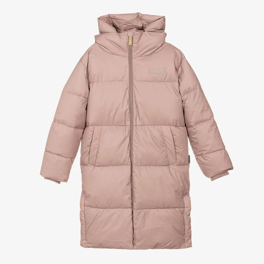 Pink Puffer Coat for Teenage Girls