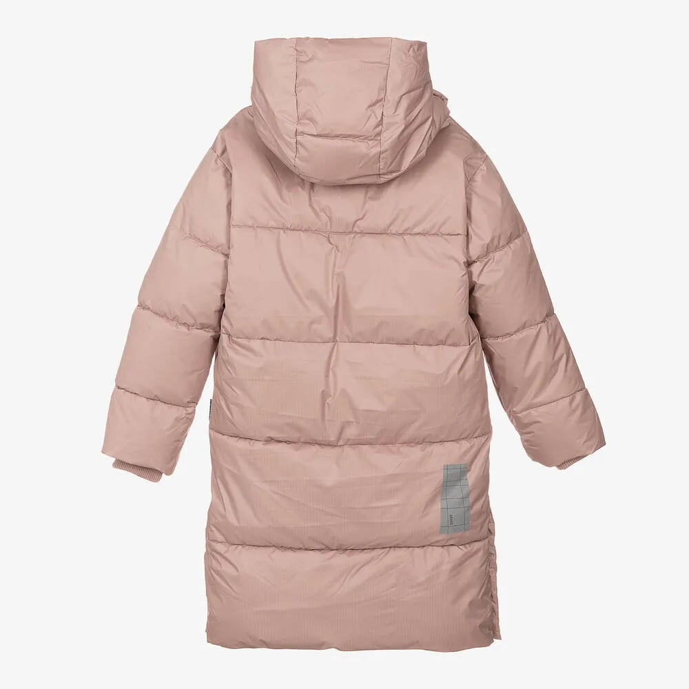 Pink Puffer Coat for Teenage Girls