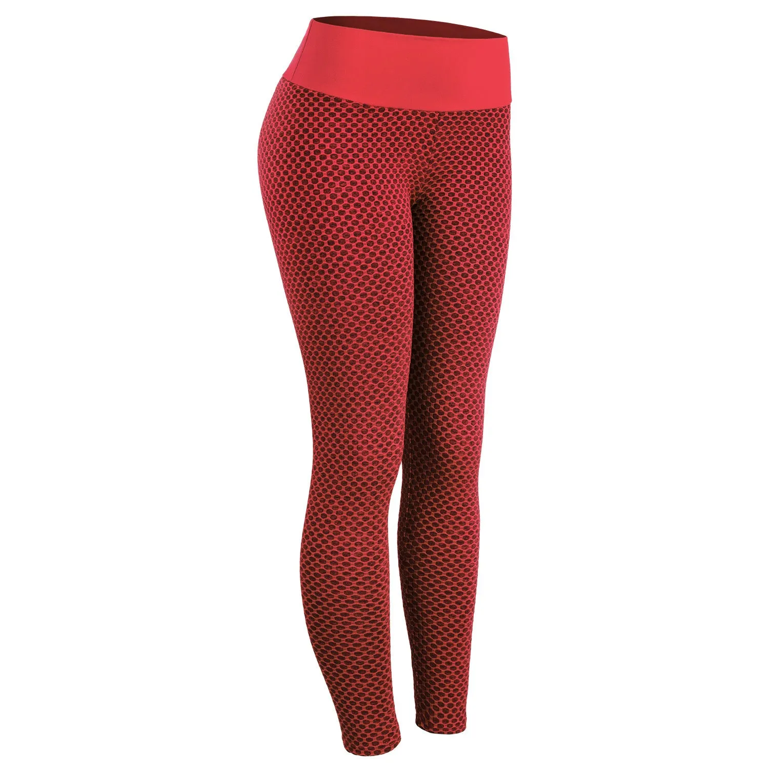 Plaid High-Waist Gym Leggings Marvis