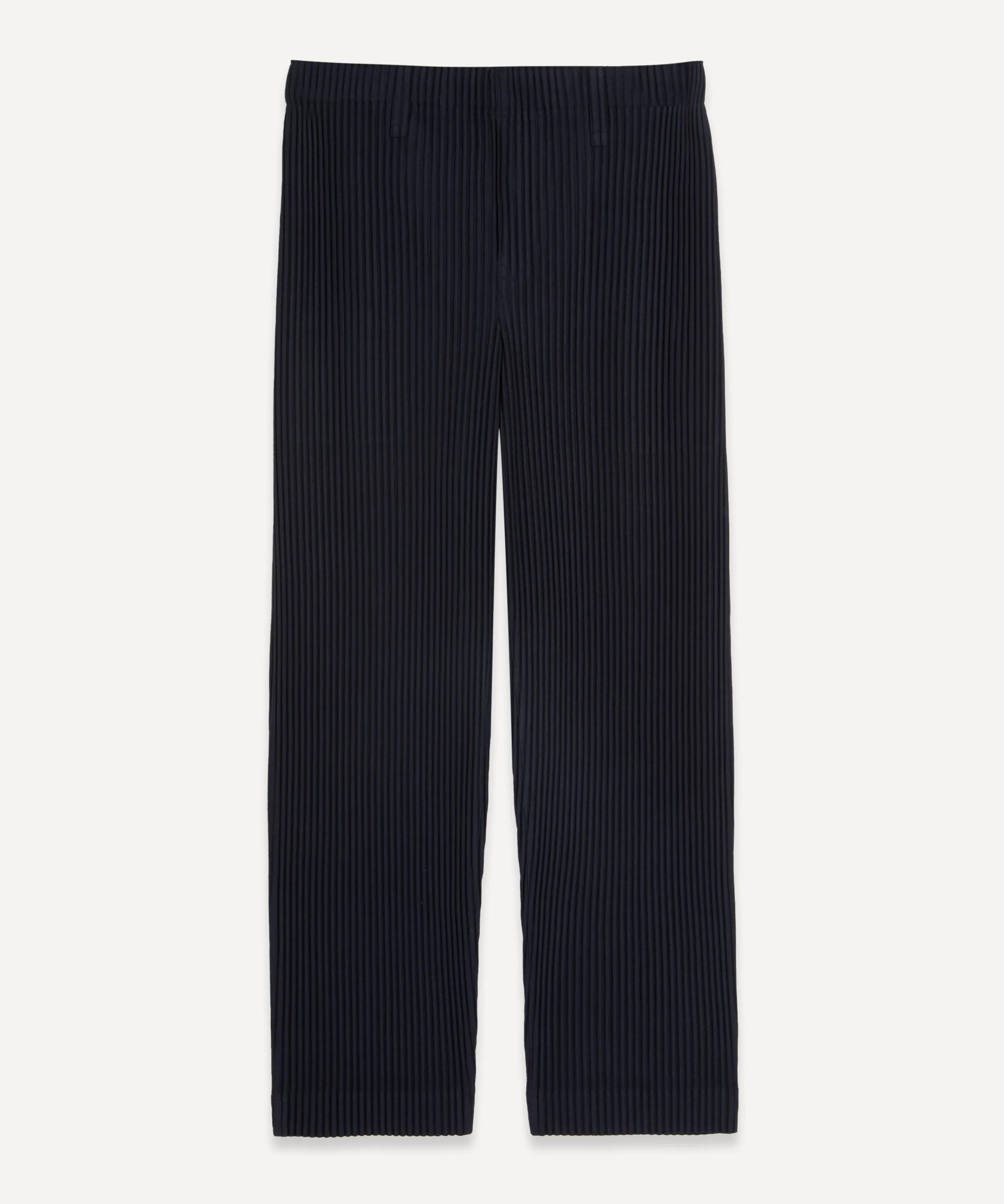 Pleated Straight Leg Trousers