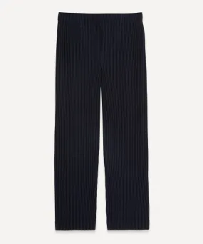 Pleated Straight Leg Trousers