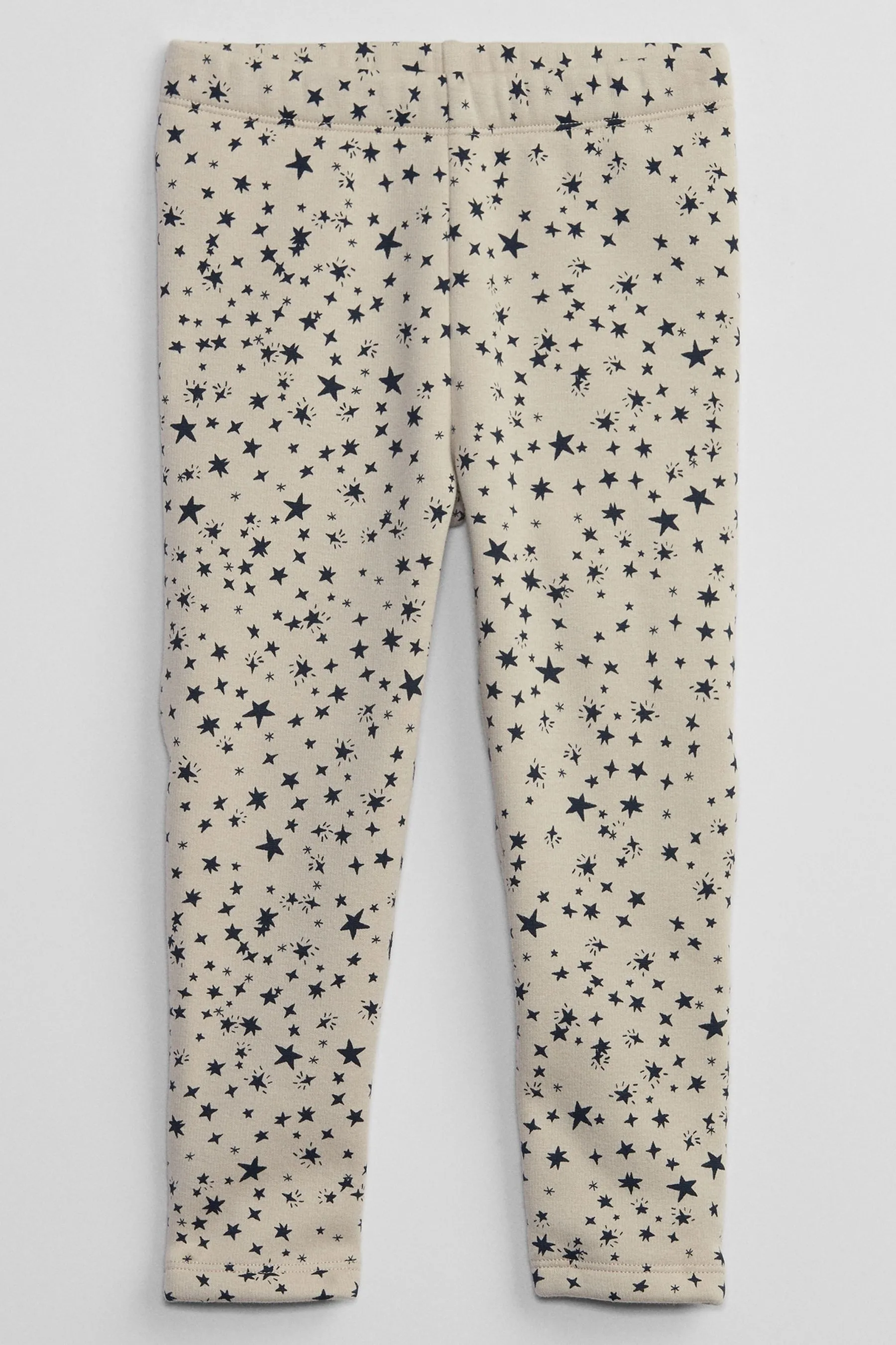 Print Sherpa Leggings in Beige