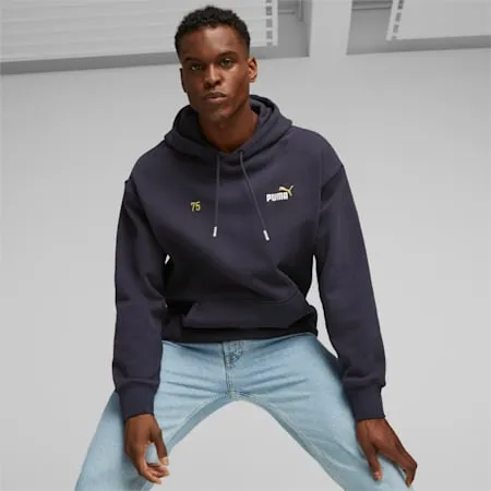 PUMA 75 Logo Celebration Men's Hoodie | New Navy | PUMA Sweatshirts & Hoodies