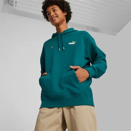 PUMA 75 Logo Celebration Men's Hoodie Malachite Sweatshirts Hoodies