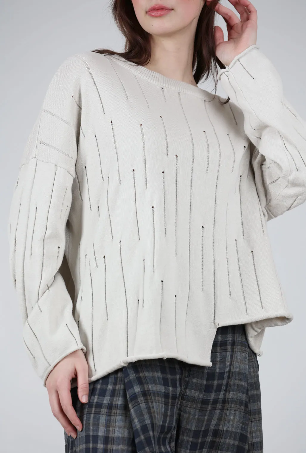 Rayne Sweater, Ashby White