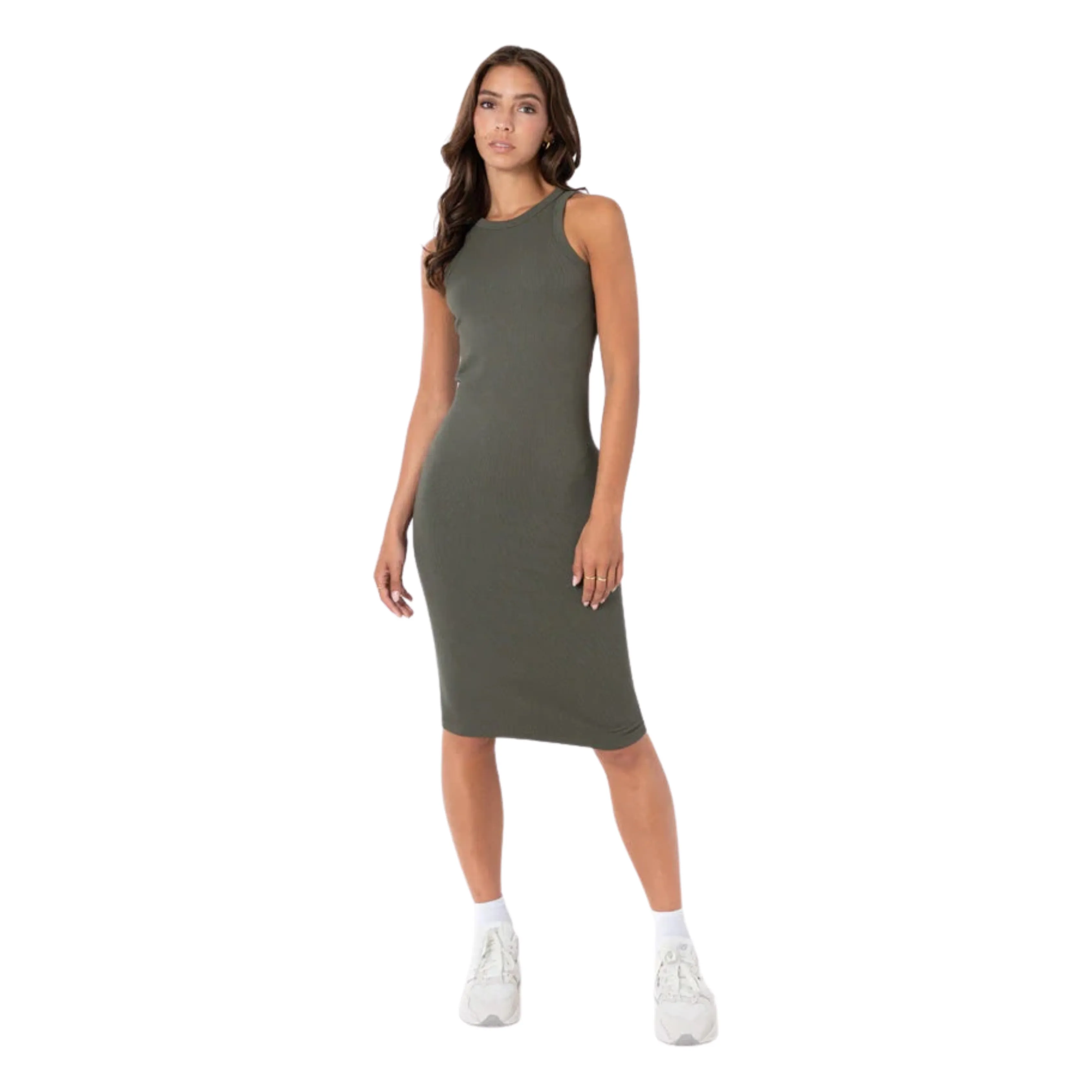 Ribbed Bamboo Tank Dress - Shop Now