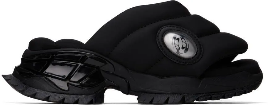 Rombaut Black Drone 2.0 Sandals SSENSE Exclusive