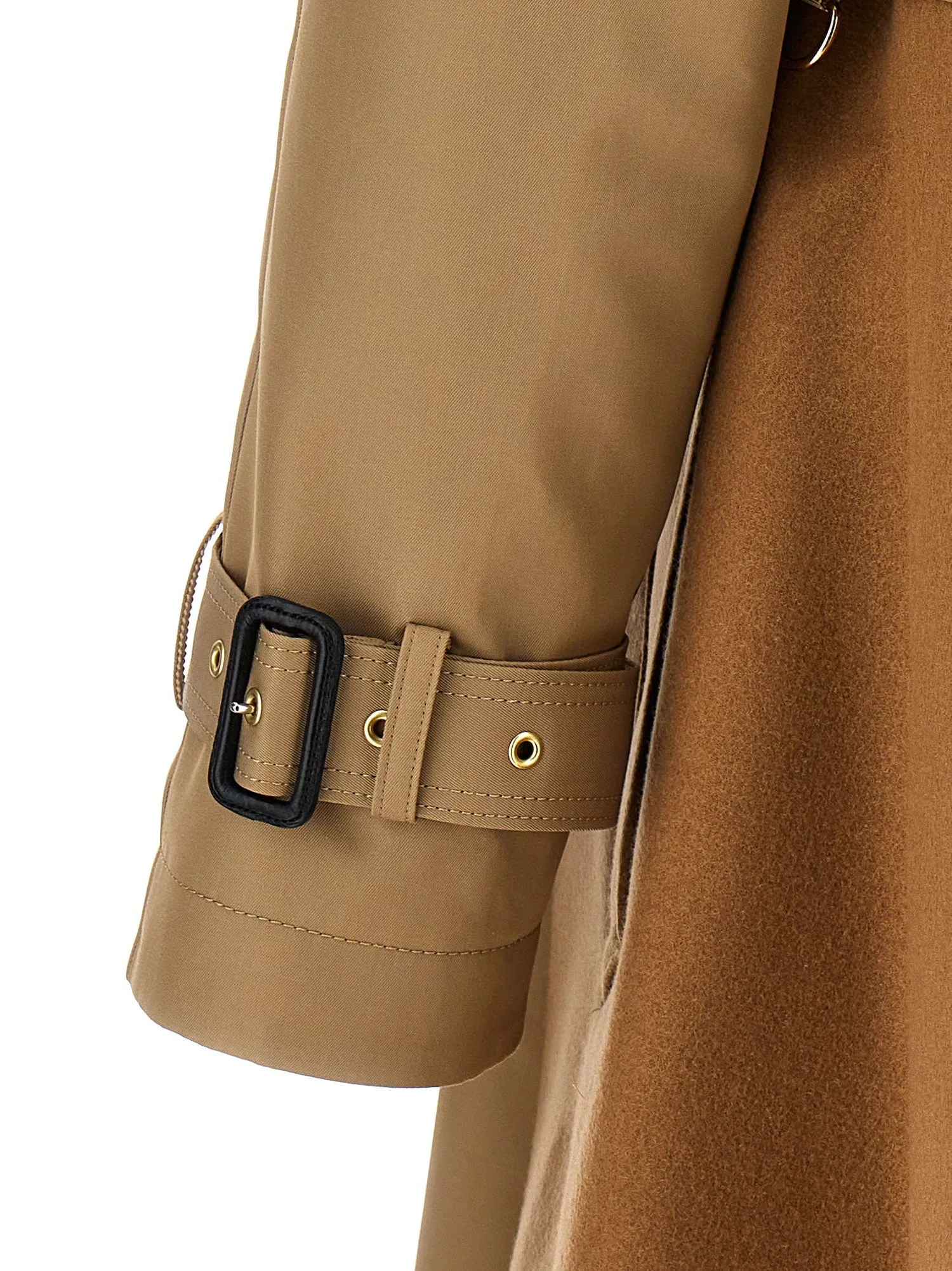 Sacai Melton Trench Coat