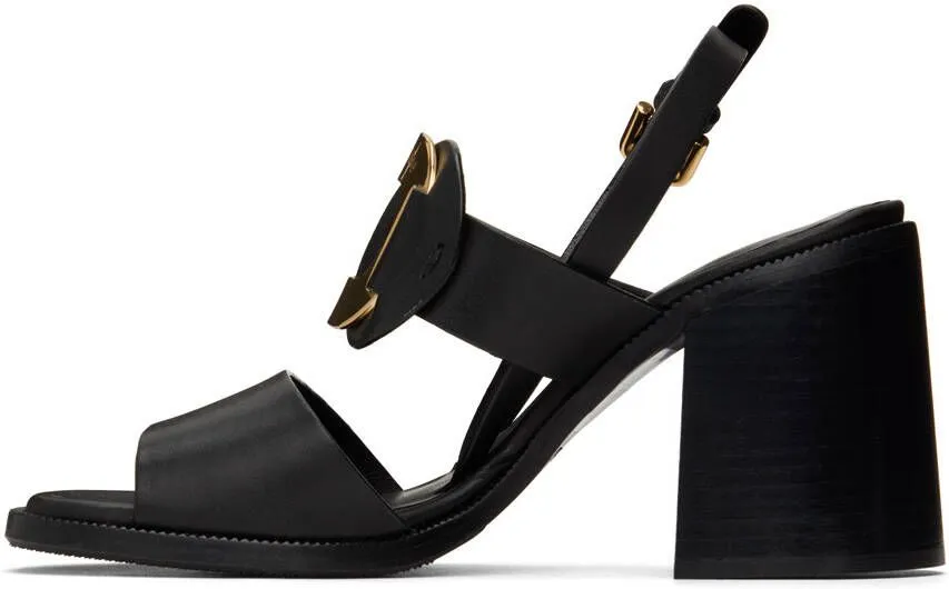 See by Chloe Black Chany Heeled Sandals