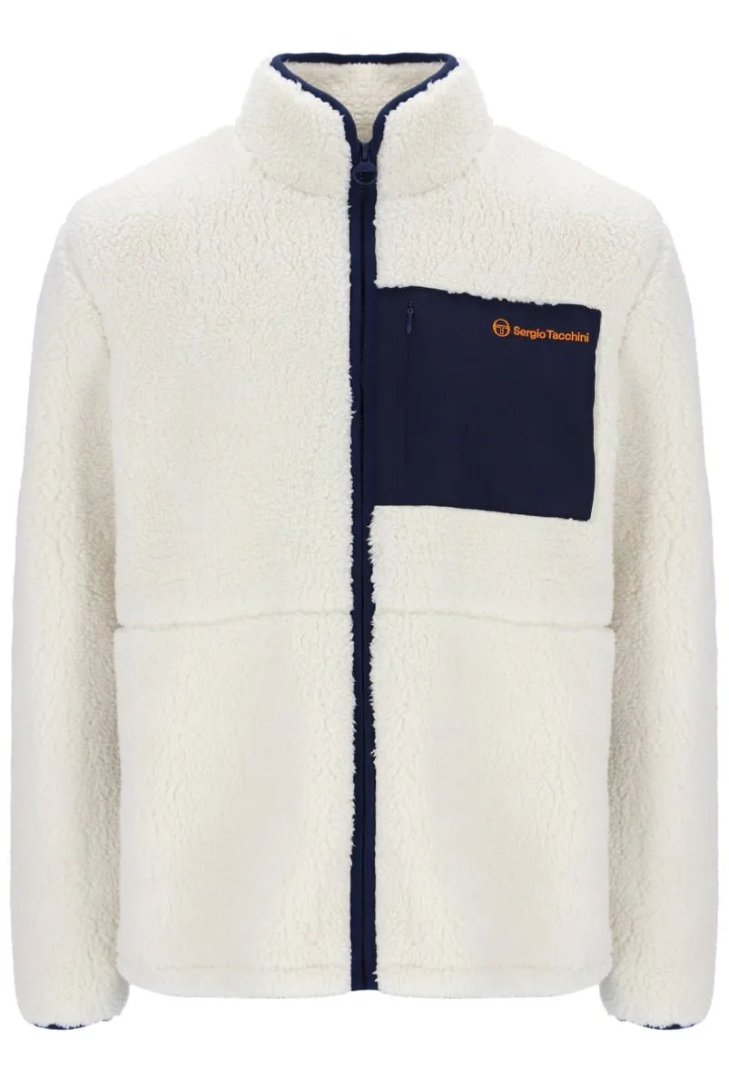 Gardenia Maritime Sergio Tacchini Whitman Borg Fleece Jacket