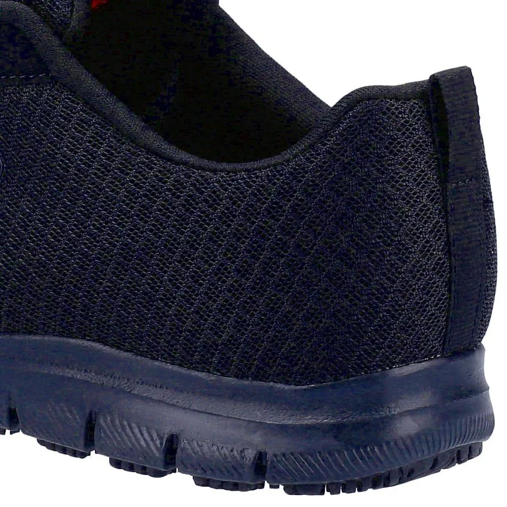 Black Skechers Genter - Bronaugh Sr Metal Free Women's Non Safety Shoes Size 7 - Screwfix