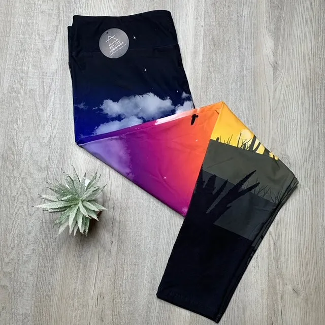 Soft Leggings for Desert Sunset